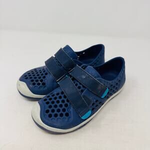Plae Kids Navy Blue Rubber Sneakers Water Shoes Hook & Loop Size US 1